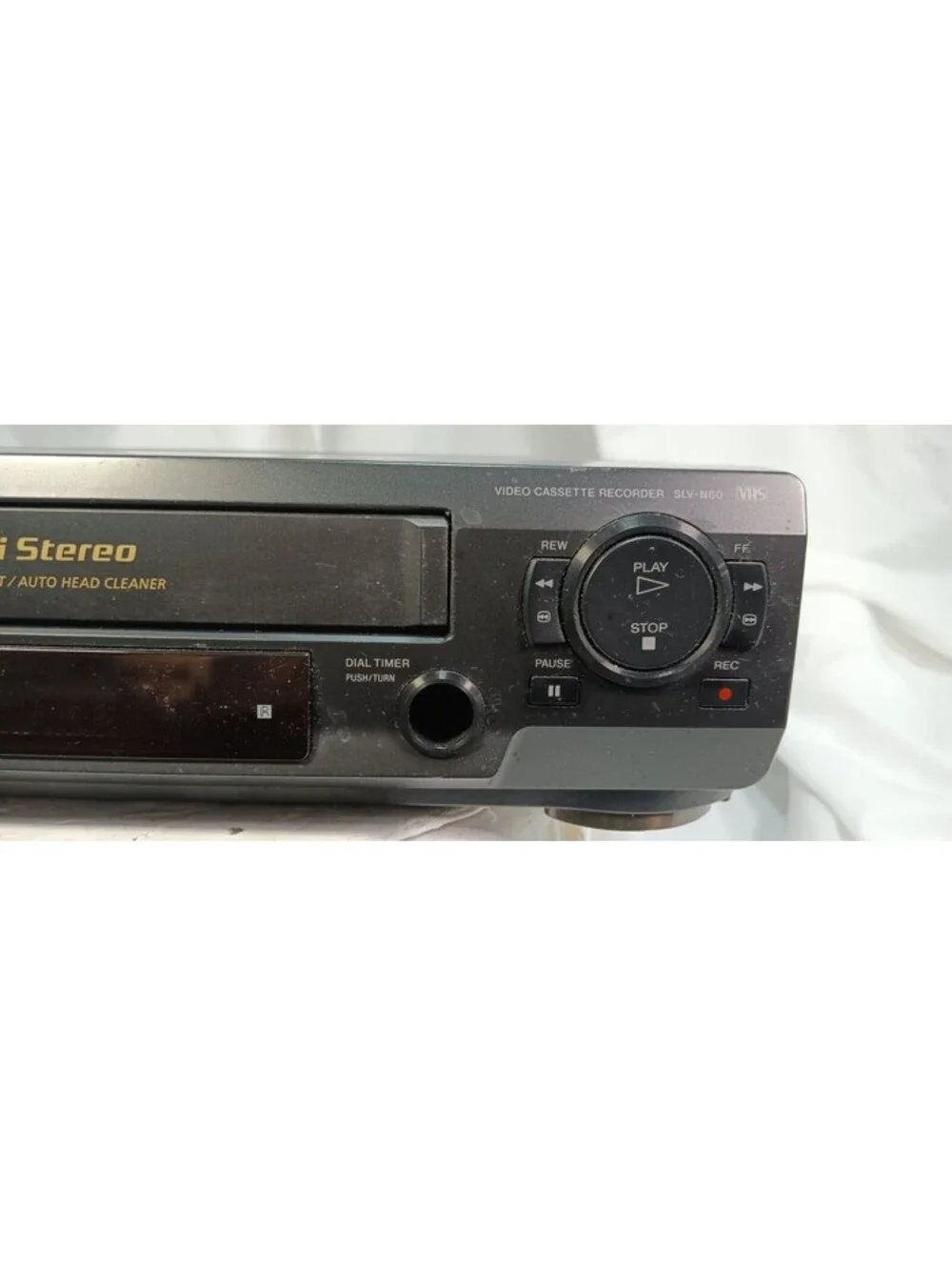 Sony SLV-N60 VHS VCR 4-Head Hi-Fi Stereo Video Cassette Recorder Tested Works